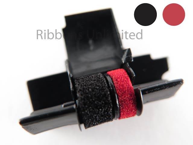 2 Pack Victor 1230 1230-2 1230-3 Calculator Ink Roller Black and Red IR40T 